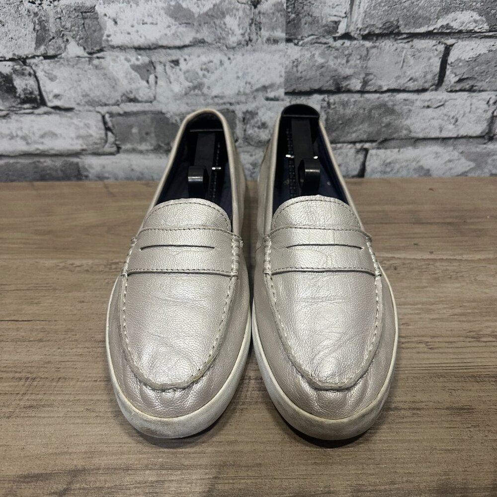 EUC Cole Hann Grand OS Penny Loafers Leather Flats Slip On Women's Size 9.5 B - Picture 3 of 15